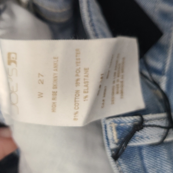 Joe's Jeans Flawless High Rise Skinny Ankle Distressed Jeans - Picture 9 of 9